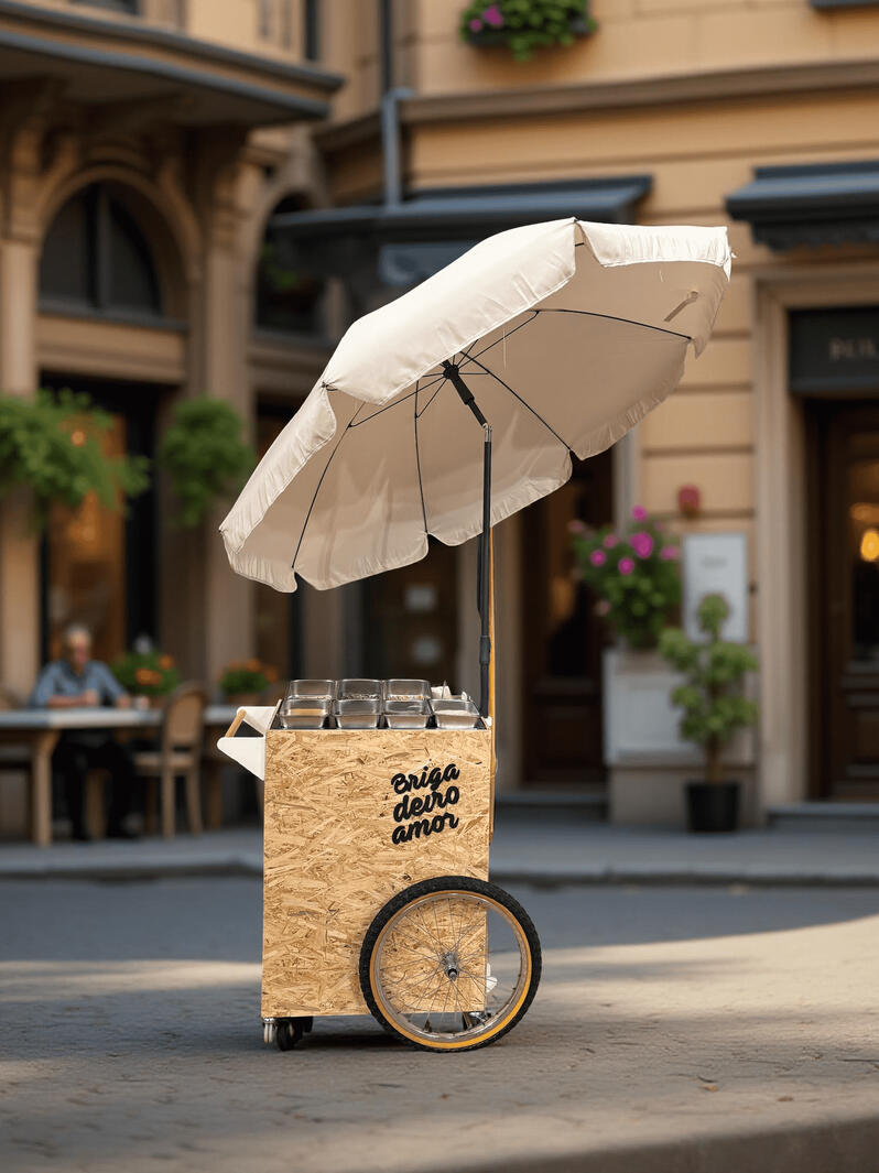 Carrinho Brigadeiro Amor