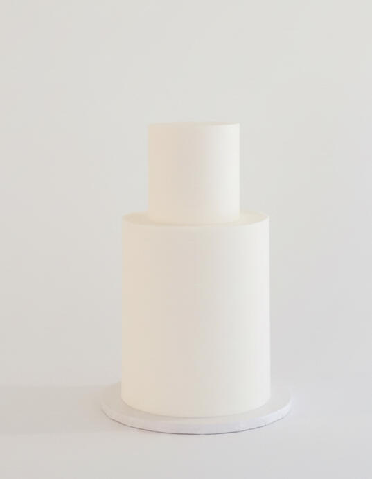 Bolo casamento simples 2 andares